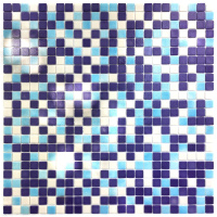 Мозаїка скляна АкваМо Limited Edition 45 на сітці Мозаїка скляна АкваМо Limited Edition 45 на сітці