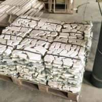 Брекчія мармурова на сітці, бежева 20мм