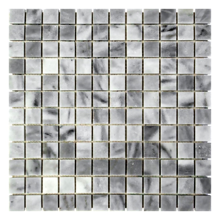 Мозаїка з мармуру Полірована МКР-2П (23x23) Grey Mix