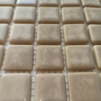 Мозаика стеклянная Beige Mono DNV-01 (BK) AquaMo