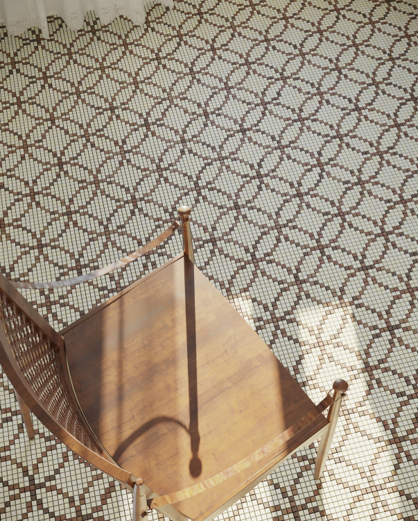 Мозаика из керамогранита Kotto Ceramica MI7 K0608 Lviv Legends Beige/Focato/Nero/Buchero