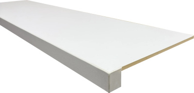 Подоконник из керамогранита Kotto Ceramica SG 30120020 Superwhite 295х1197 с заглушками