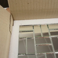 Мозаїка дзеркальна DecorStoneHub Zs-gmt-Z срібляста 318х318 мм паркет плетінка для салона та клубу Мозаїка дзеркальна DecorStoneHub Zs-gmt-Z срібляста 318х318 мм паркет плетінка для салона та клубу