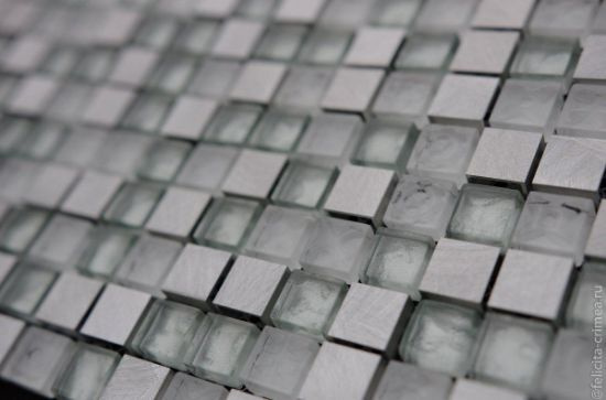 Мозаїка Dune Niagara 30*30 біла срібляста