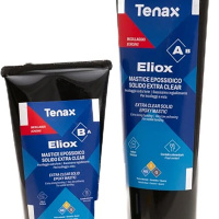 Клей епоксидний Tenax Eliox A+B прозорий 450 г надміцний нежовтіючий для каменю кераміки Клей епоксидний Tenax Eliox A+B прозорий 450 г надміцний нежовтіючий для каменю кераміки