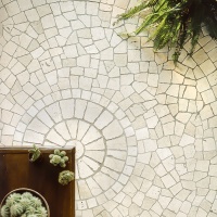 Брекчия мраморная без сетки, бежевая 20мм