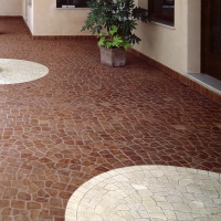 Брекчия мраморная без сетки, бежевая 20мм