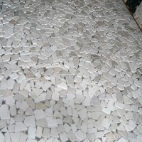 Брекчия мраморная без сетки, бежевая 20мм