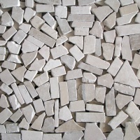 Брекчия мраморная без сетки, бежевая 20мм