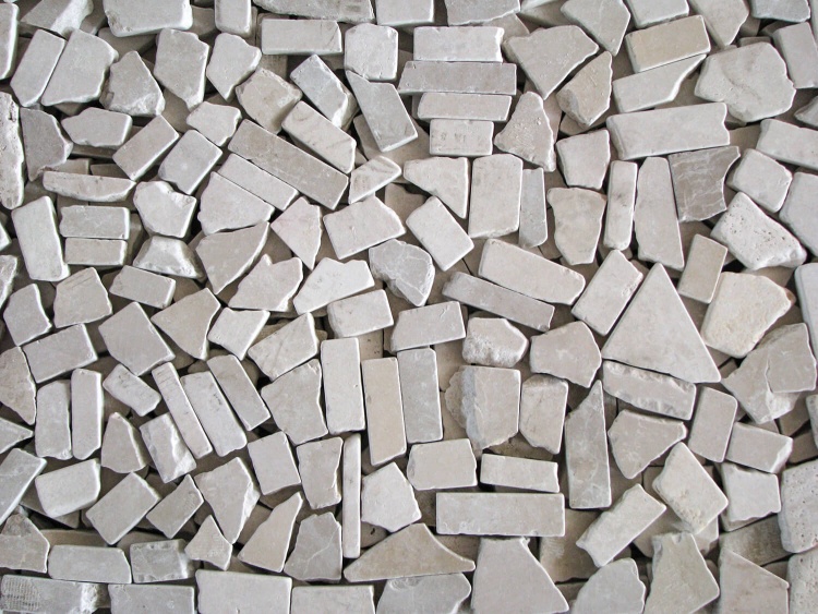 Брекчия мраморная без сетки, бежевая 20мм