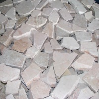 Брекчия мраморная без сетки, бежевая 20мм