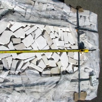 Брекчия мраморная без сетки, бежевая 20мм