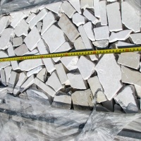 Брекчия мраморная без сетки, бежевая 20мм