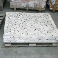 Брекчия мраморная без сетки, бежевая 20мм