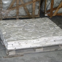 Брекчия мраморная без сетки, бежевая 20мм