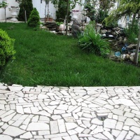 Брекчия мраморная без сетки, бежевая 20мм