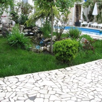 Брекчия мраморная без сетки, бежевая 20мм