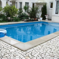 Брекчия мраморная без сетки, бежевая 20мм