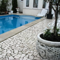 Брекчия мраморная без сетки, бежевая 20мм