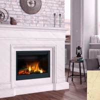 Портал для каміна Bravo Мадрид Crema Marfil мармур бежевий прямий Портал для каміна Bravo Мадрид Crema Marfil мармур бежевий прямий