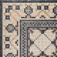 Мозаїка із керамограніту Kotto Ceramica MI7 K0607 Lviv Legends Beige/Lapislazzuli/Noce/Nero