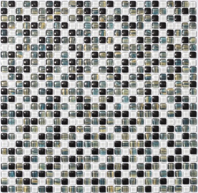 Мозаїка керамічна Kotto Ceramica GMP 410001 C3 Print 40/Black/White 300х300х4 (10х10)