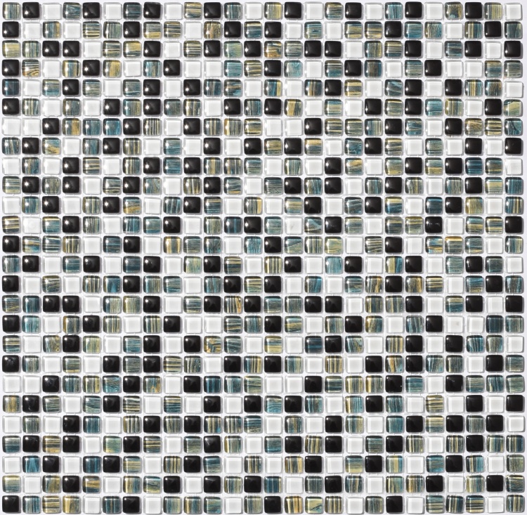 Мозаїка керамічна Kotto Ceramica GMP 410001 C3 Print 40/Black/White 300х300х4 (10х10)