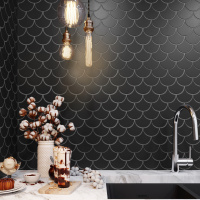 Мозаика керамическая Kotto Ceramica SCALES SC 6022 Graphite Black 240 x 240 x 9 ( 0,037 m.2 ) Мозаика керамическая Kotto Ceramica SCALES SC 6022 Graphite Black 240 x 240 x 9 ( 0,037 m.2 )