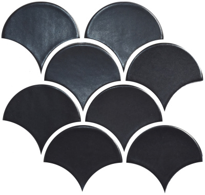 Мозаїка керамічна Kotto Ceramica SCALES SC 6022 Graphite Black 240 x 240 x 9 (0,037 m.2)