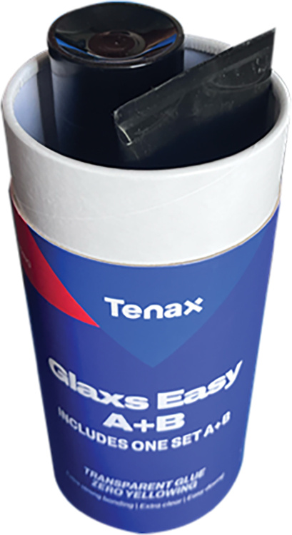 Клей эпоксидный Tenax Glaxs Easy A+B прозрачный 600 г нежелтеющий для камня кварца керамики