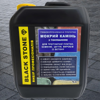 Просочення захисне Bausto Black Stone 5л проти вологи бруду з тонуючим ефектом для бетону цегли стін Просочення захисне Bausto Black Stone 5л проти вологи бруду з тонуючим ефектом для бетону цегли стін