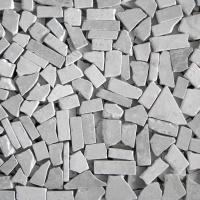 Брекчия мраморная без сетки, белая 20мм