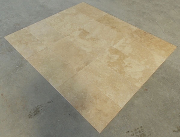 Плитка з травертину Classic Light Filled and Honed 1,2 х30, 5х61 см, бежева матова заповнена шліфована Standart