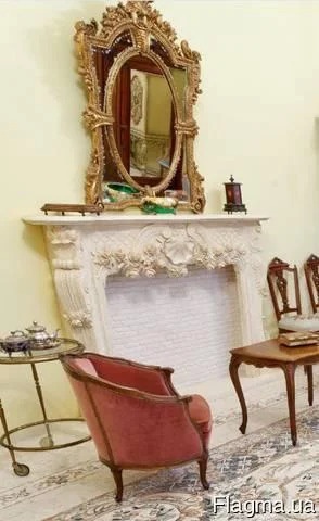 Камінний портал №3112 з мармуру Galala Beige