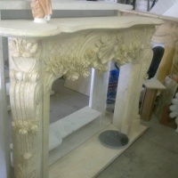 Камінний портал №3112 з мармуру Galala Beige Камінний портал №3112 з мармуру Galala Beige