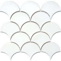 Мозаїка керамічна Kotto Ceramica SCALES SC 6024 White 240 x 240 x 9 (0,037 m.2)