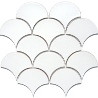 Мозаїка керамічна Kotto Ceramica SCALES SC 6024 White 240 x 240 x 9 (0,037 m.2)