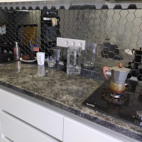 Мозаїка дзеркальна DecorStoneHub Zs-hex-G графітова 304х303 мм шестикутник для оформлення камінів Мозаїка дзеркальна DecorStoneHub Zs-hex-G графітова 304х303 мм шестикутник для оформлення камінів