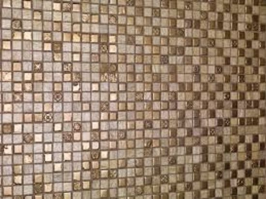 Мозаика Dune 186544 Thea 30*30 золотистая керамическая