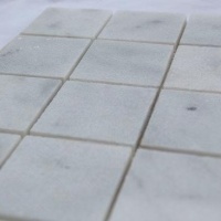 Мозаїка з мармуру Полірована МКР-3П (47x47) White BI Мозаїка з мармуру Полірована МКР-3П (47x47) White BI