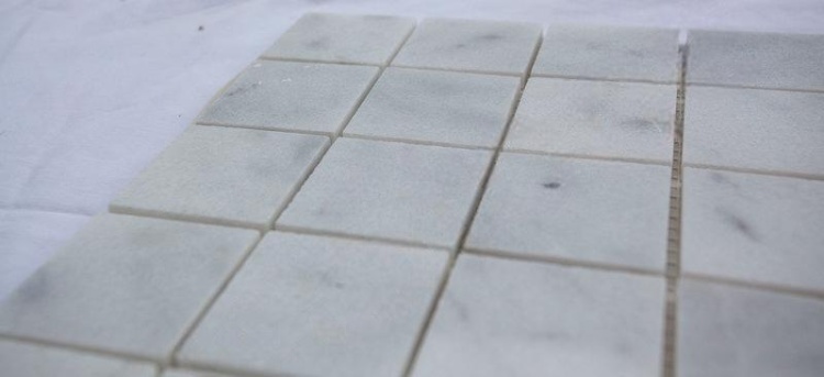 Мозаїка з мармуру Полірована МКР-3П (47x47) White BI