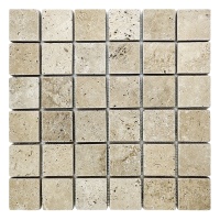 Травертинова мозаїка матова МКР-3СВ 200