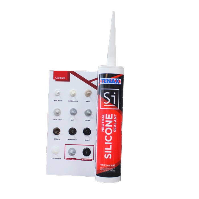 Герметик силіконовий Tenax Si Silicone в асортименті 300 мл для натурального каменю