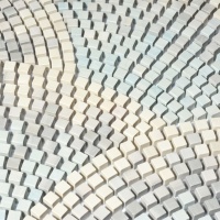 Мозаїка з керамограніту Kotto Ceramica MI7 K060101 Italian Fan Celestrino