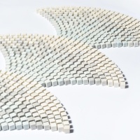 Мозаїка з керамограніту Kotto Ceramica MI7 K060101 Italian Fan Celestrino