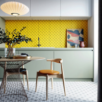 Мозаїка керамічна Kotto Ceramica SCALES SC 6025 Dark Yellow 240 x 240 x 9 (0,037 m.2)