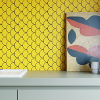 Мозаїка керамічна Kotto Ceramica SCALES SC 6025 Dark Yellow 240 x 240 x 9 (0,037 m.2)