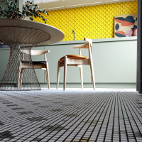 Мозаїка керамічна Kotto Ceramica SCALES SC 6025 Dark Yellow 240 x 240 x 9 (0,037 m.2)