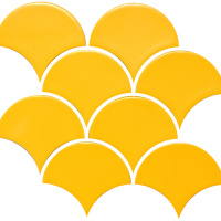 Мозаїка керамічна Kotto Ceramica SCALES SC 6025 Dark Yellow 240 x 240 x 9 (0,037 m.2)