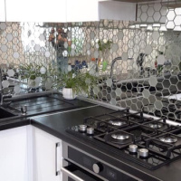 Мозаїка дзеркальна DecorStoneHub Zs-hex-ZS срібляста з сатином 304х303 мм шестигранник для колон Мозаїка дзеркальна DecorStoneHub Zs-hex-ZS срібляста з сатином 304х303 мм шестигранник для колон